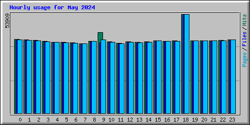 Hourly usage for May 2024